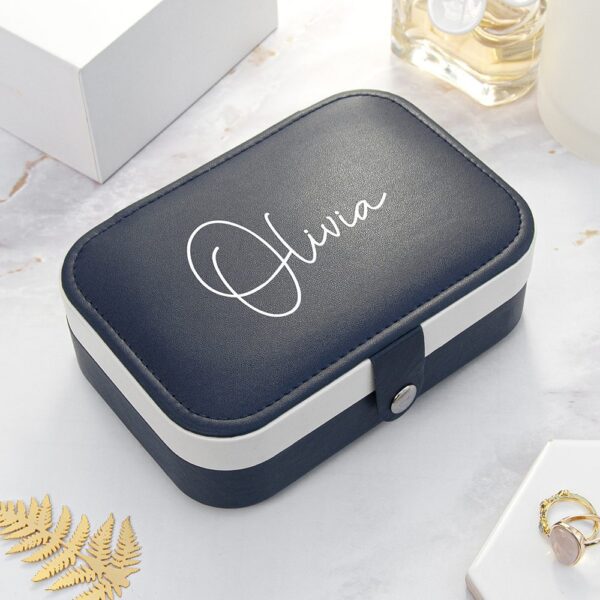 Midnight Blue Jewellery Case