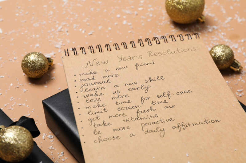concept of new year resolutions list new year goa 2023 11 27 05 22 01 utc