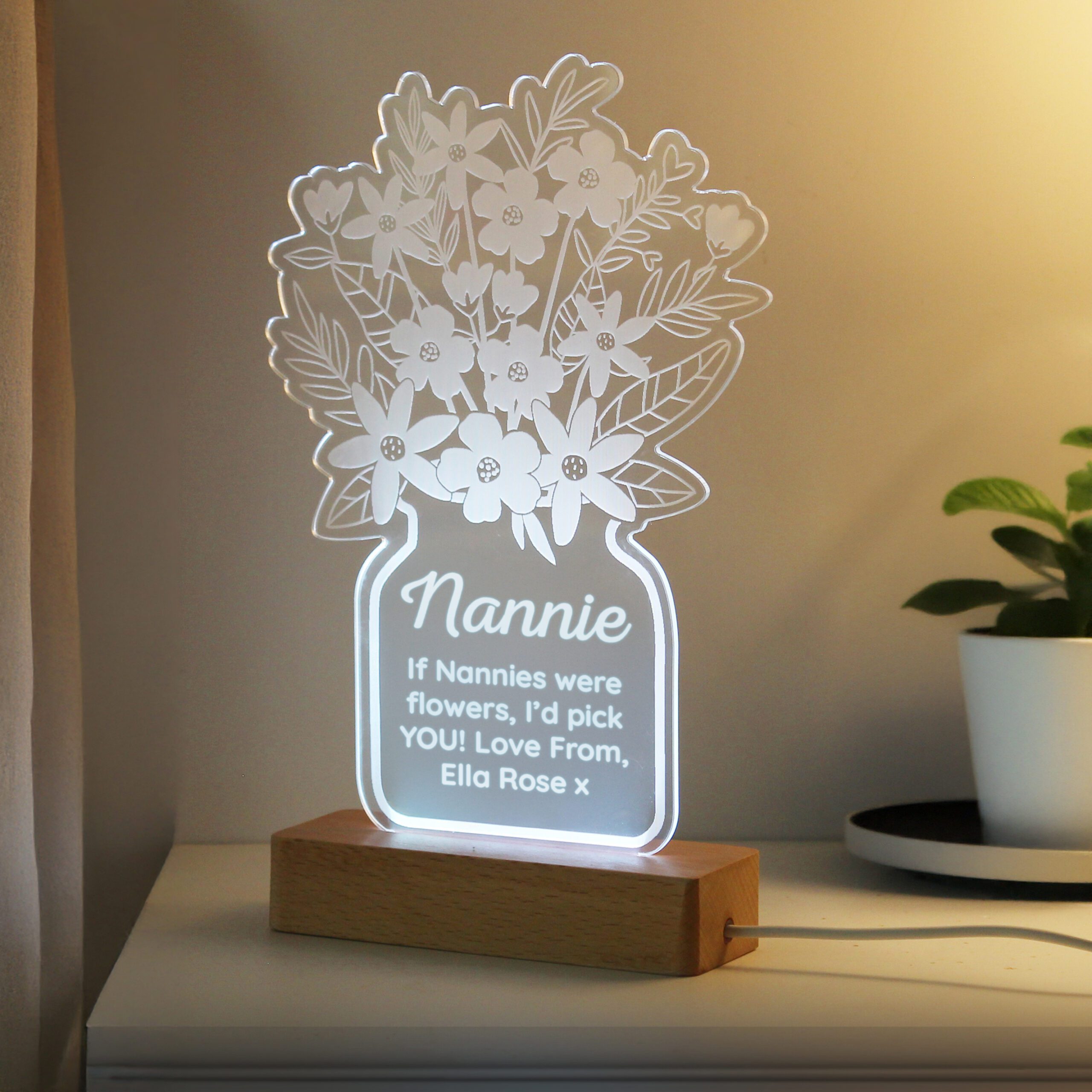 Personalised Flower Vase LED Light 4 Personalised Flower Vase LED Light