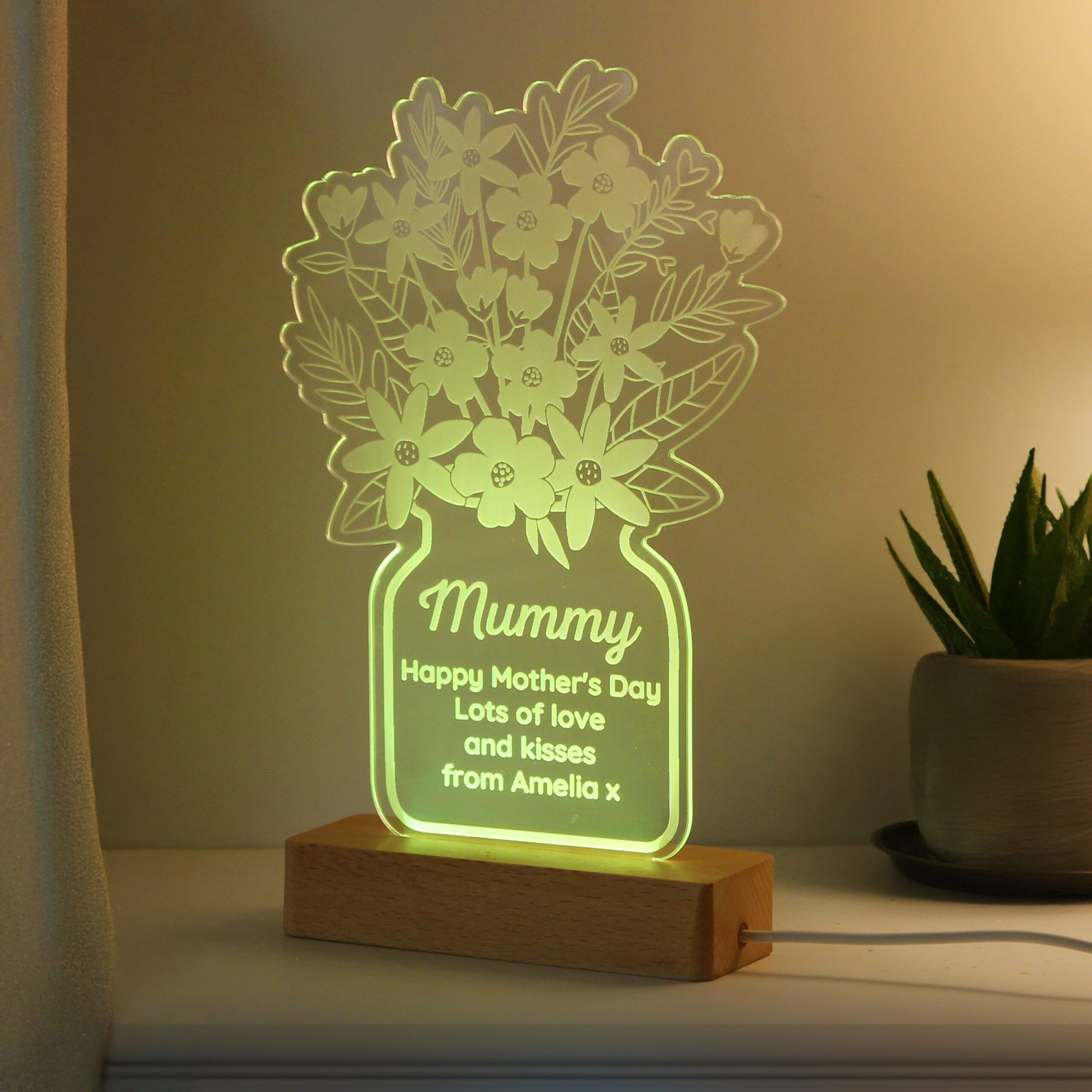 Personalised Flower Vase LED Light 8 Personalised Flower Vase LED Light
