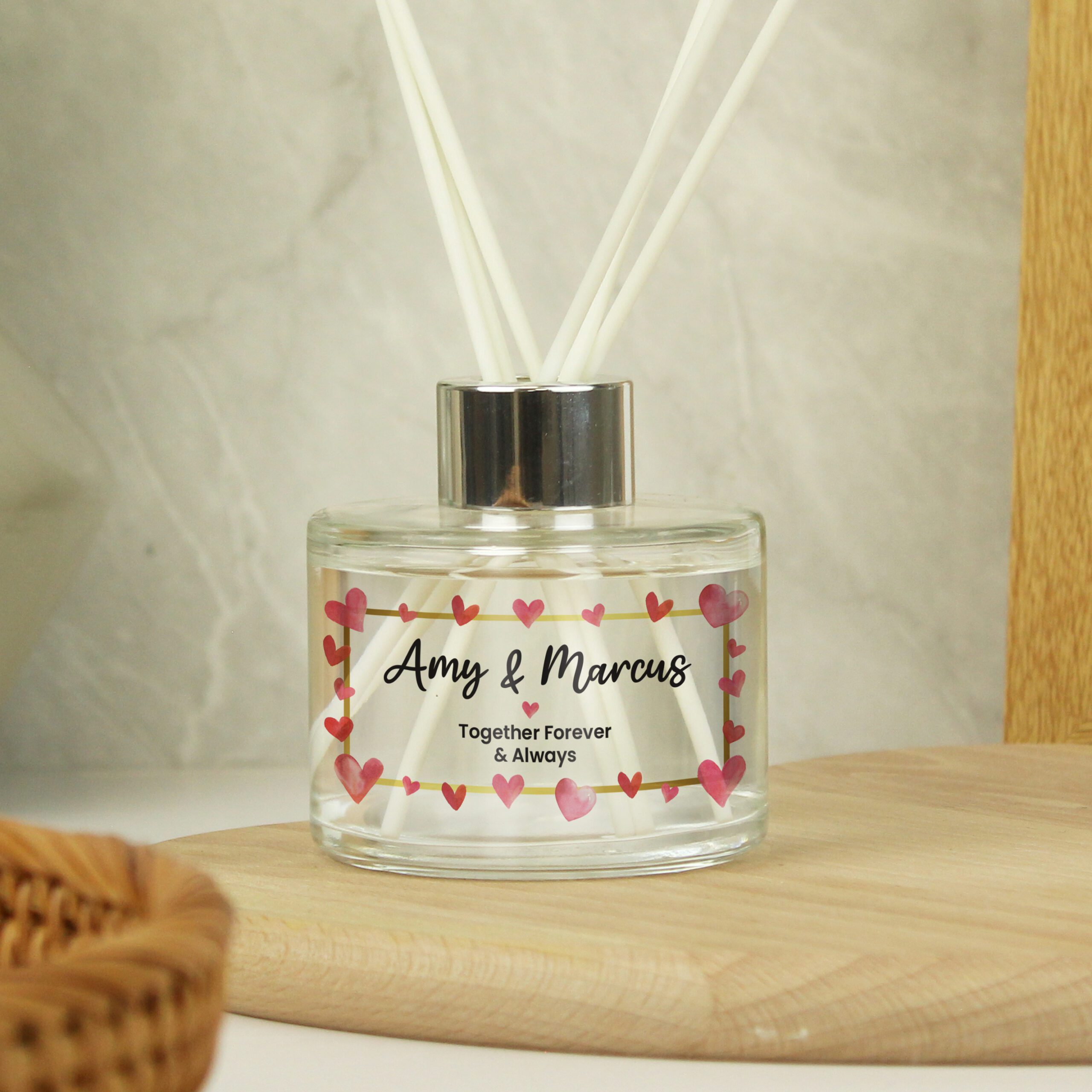 Personalised Hearts Diffuser 1 Personalised Hearts Diffuser