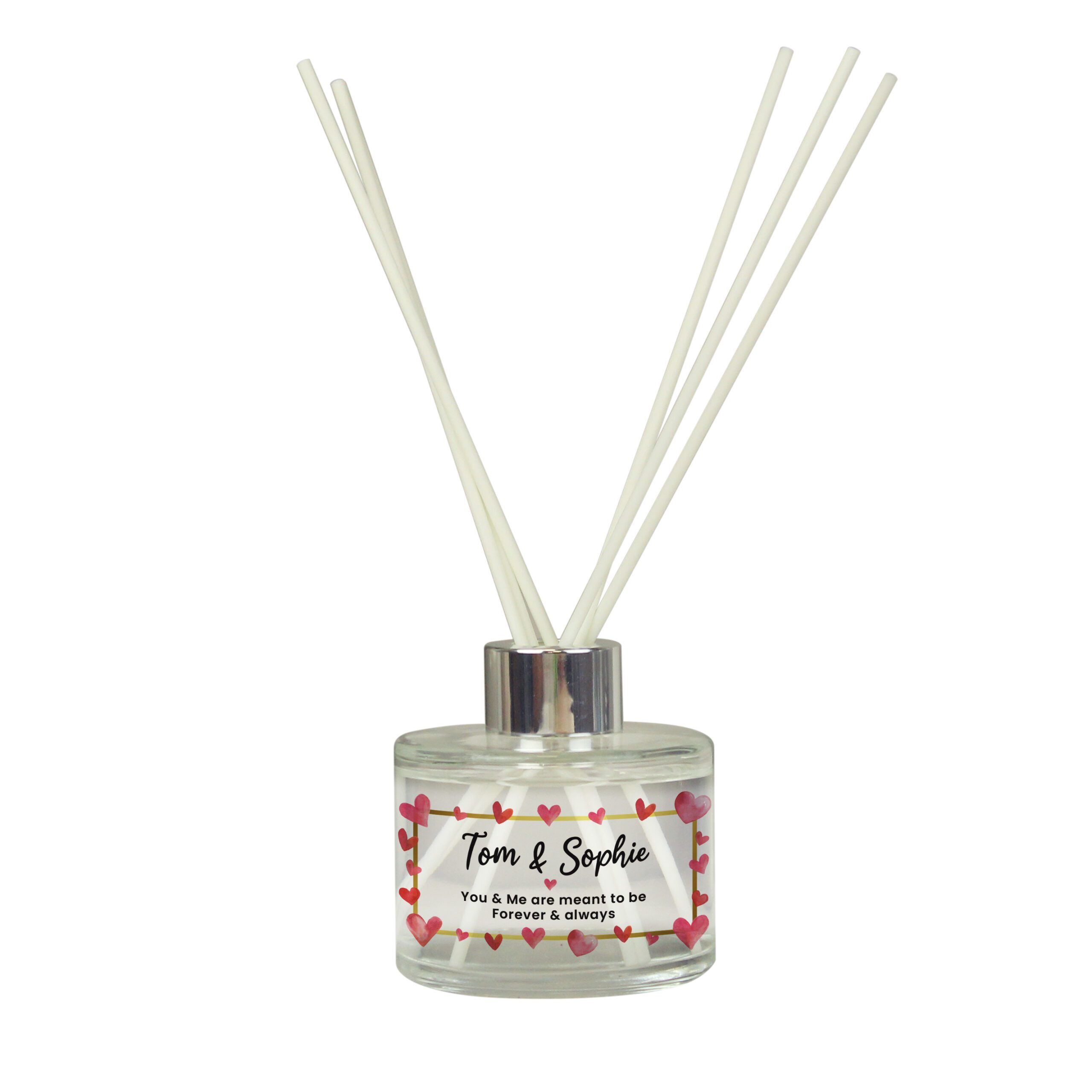 Personalised Hearts Diffuser 5 Personalised Hearts Diffuser