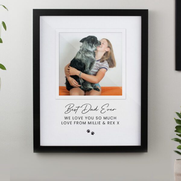 Personalised Pet Photo Upload Black Framed Print 35 Personalised Pet Photo Upload Black Framed Print
