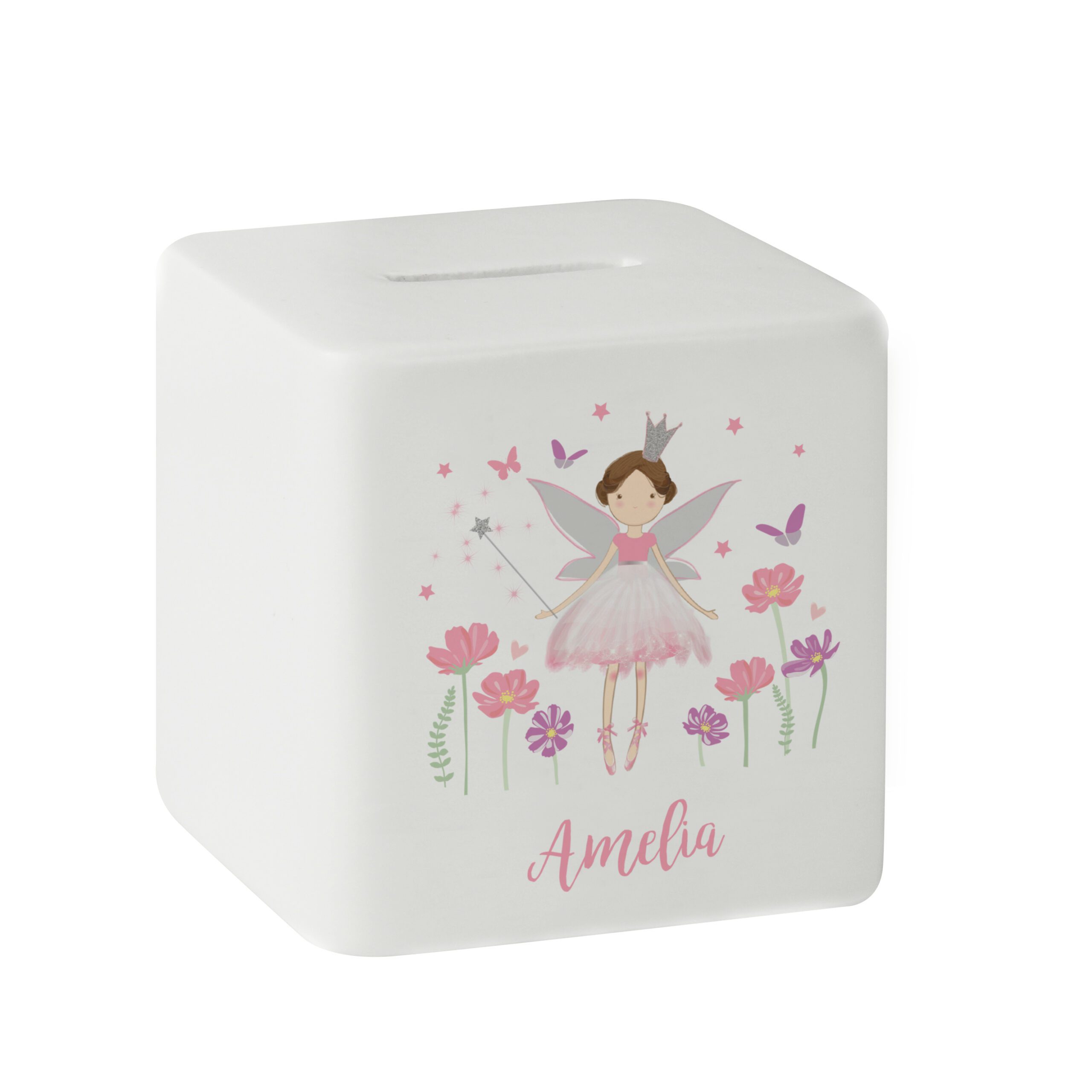 Personalised Fairy Princess Ceramic Money Box 5 Personalised Fairy Princess Ceramic Money Box