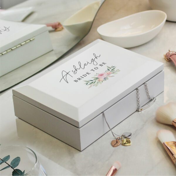 Personalised Wedding Wooden Jewellery Box 29 Personalised Wedding Wooden Jewellery Box