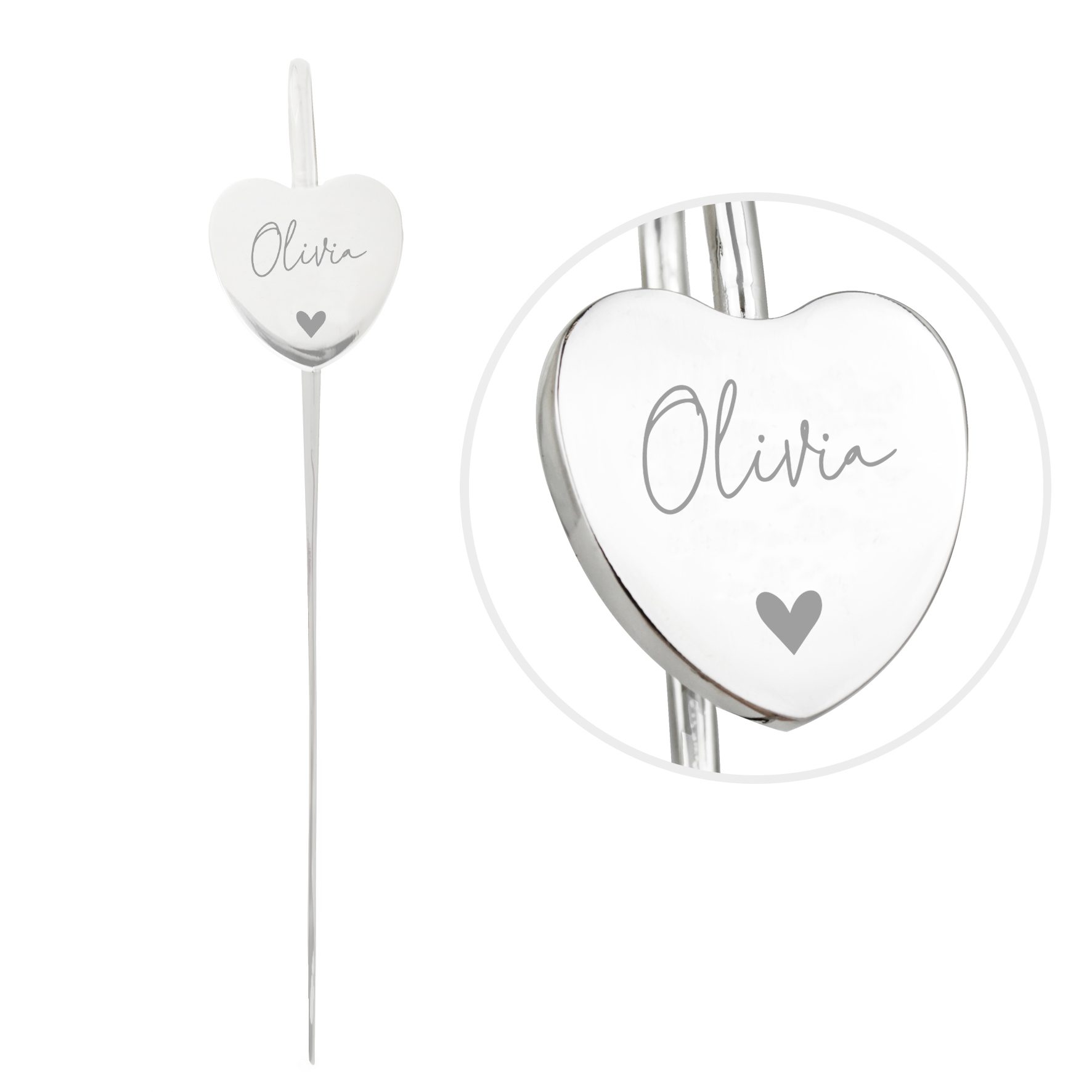 Personalised Engraved Heart Bookmark 5 Personalised Engraved Heart Bookmark - Image 5