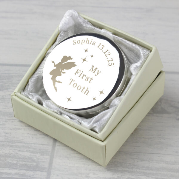 Personalised Fairy Princess First Tooth Trinket Box