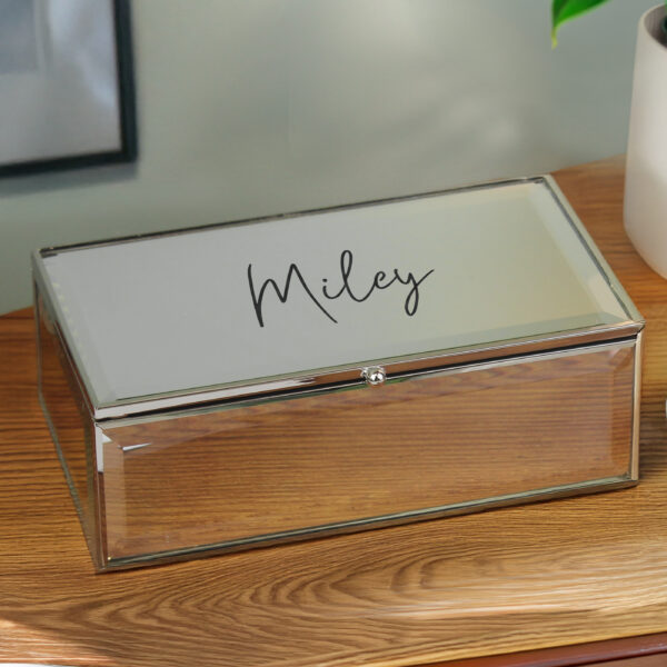 Personalised Mirrored Jewellery Box 7 Personalised Mirrored Jewellery Box