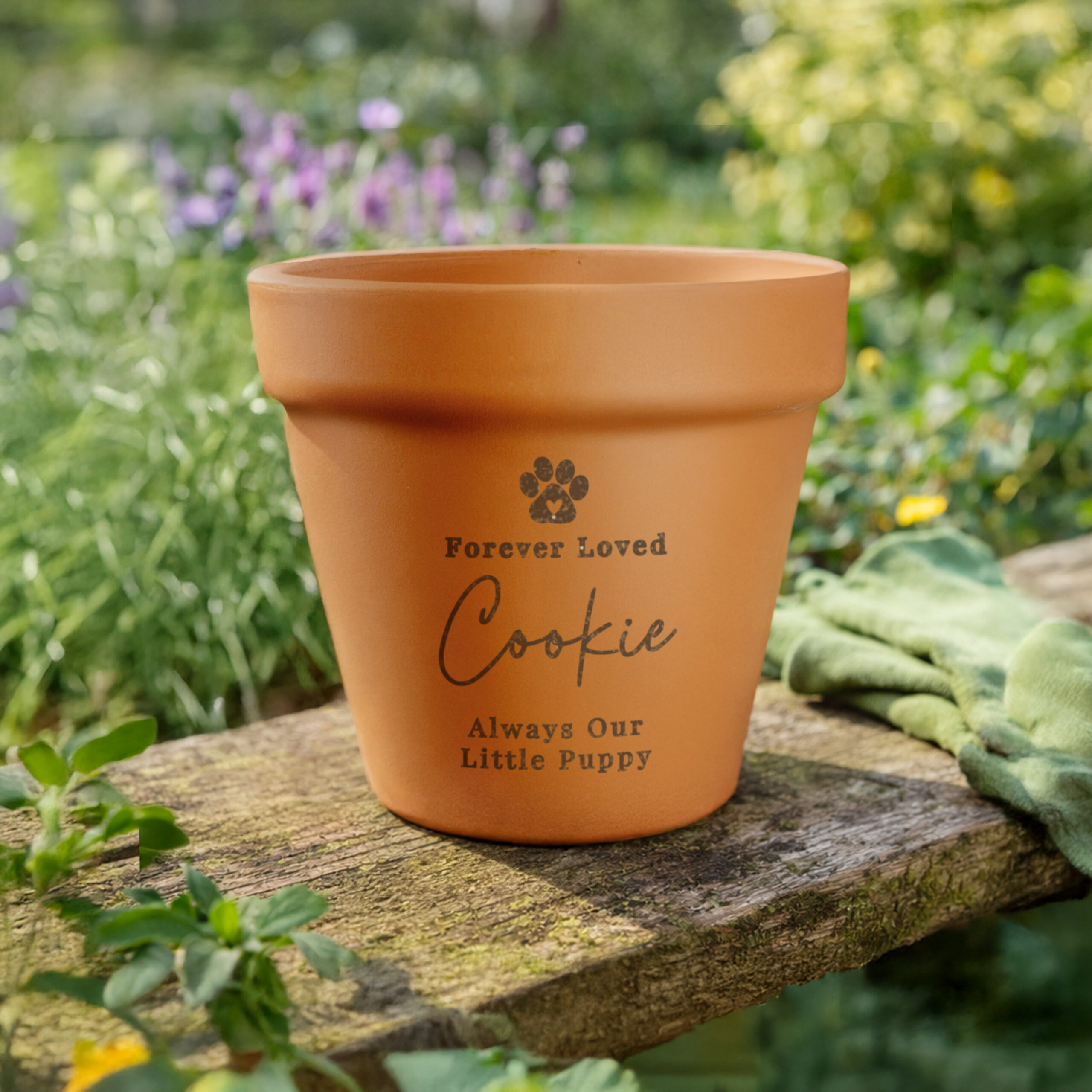 Personalised Pet Memorial Terracotta Plant Pot 2 Personalised Pet Memorial Terracotta Plant Pot