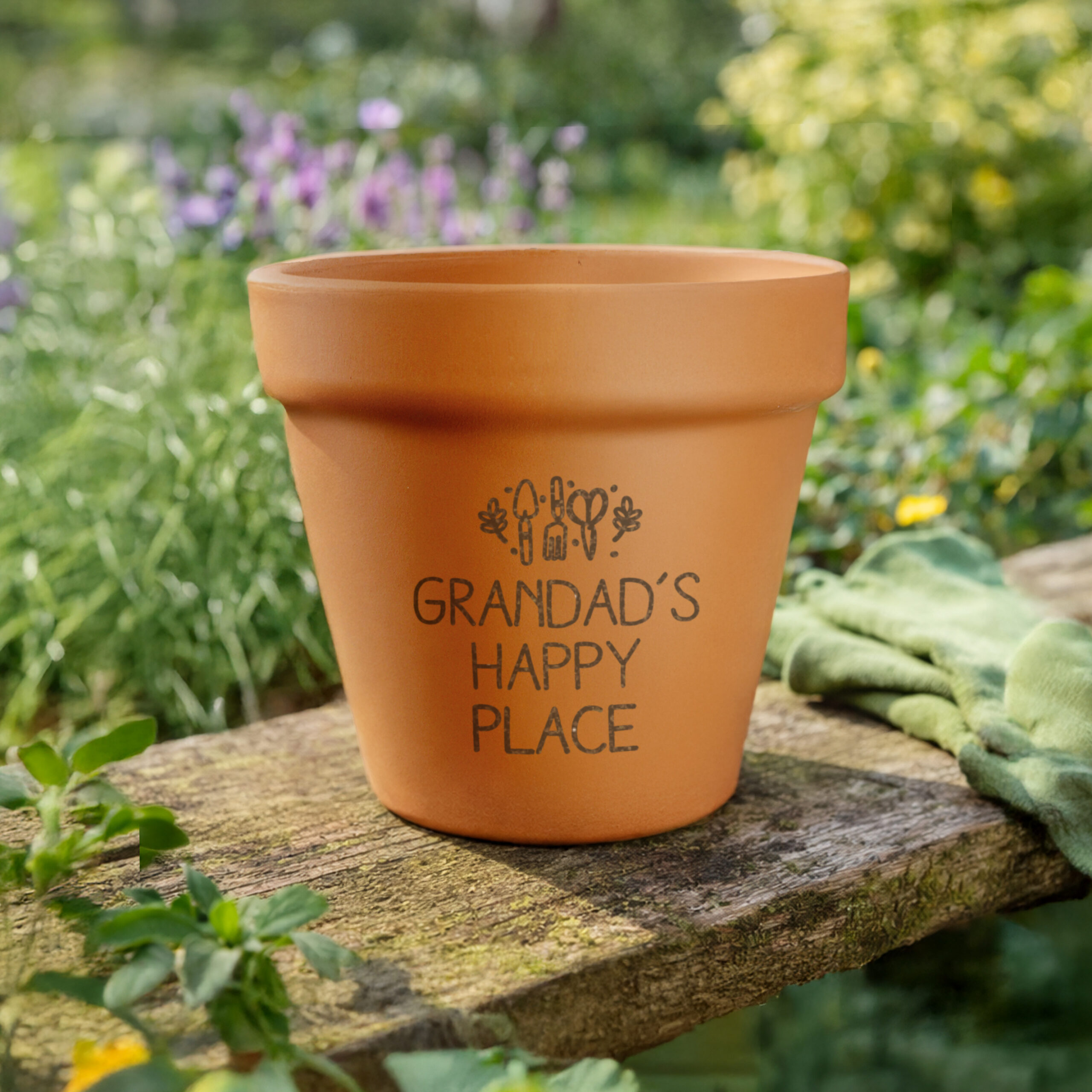 Personalised Gardening Terracotta Plant Pot 2 Personalised Gardening Terracotta Plant Pot