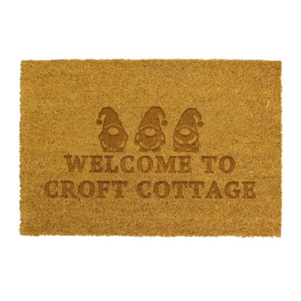 Personalised Gonk Rectangle Indoor Doormat