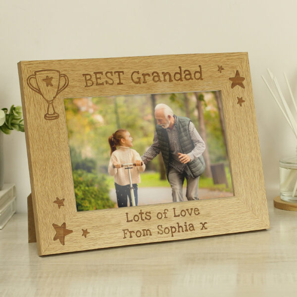 Personalised Simply The Best 6x4 Landscape Wooden Photo Frame 24 Personalised Simply The Best 6x4 Landscape Wooden Photo Frame