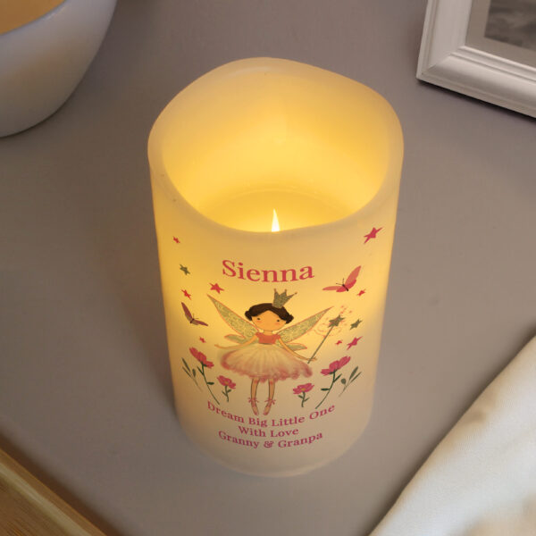 Personalised Fairy Princess Night Light LED Candle