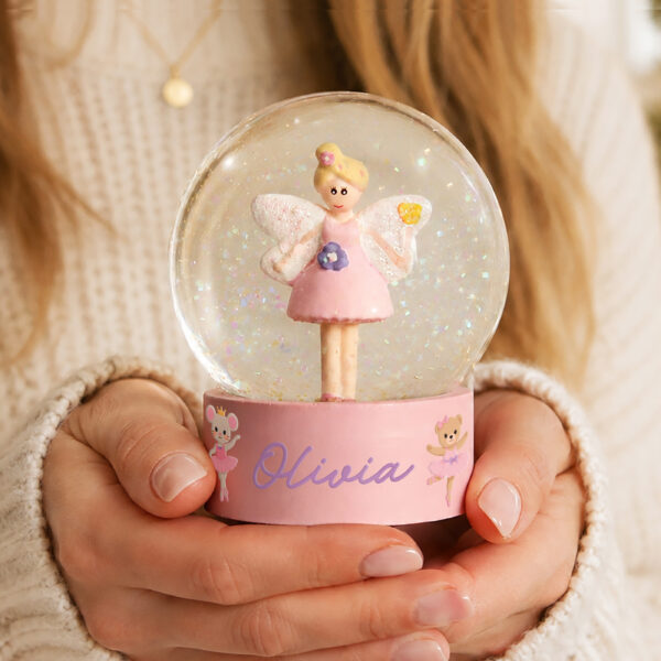 Personalised Nutcracker Characters Fairy Snow Globe