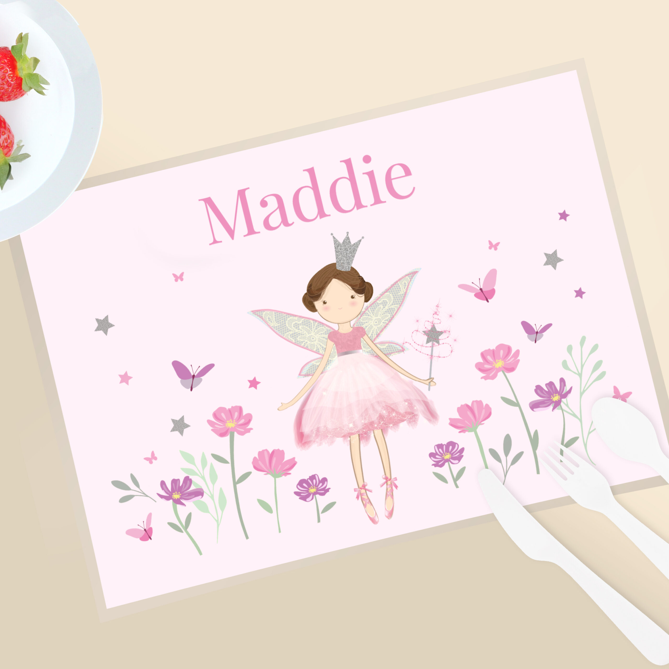Personalised Fairy Princess Placemat 2 Personalised Fairy Princess Placemat
