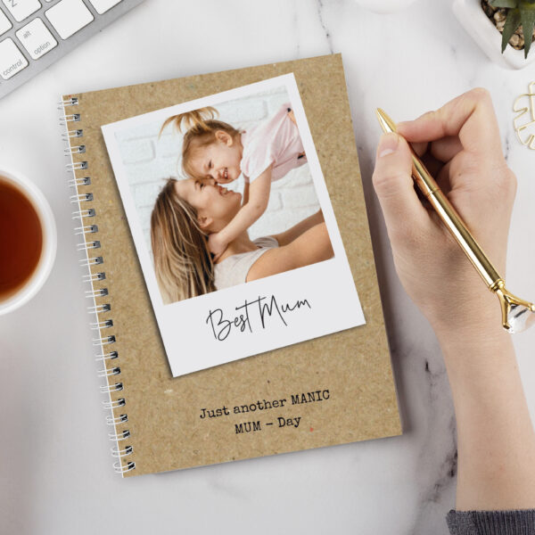Personalised Photo Upload Polaroid Notebook