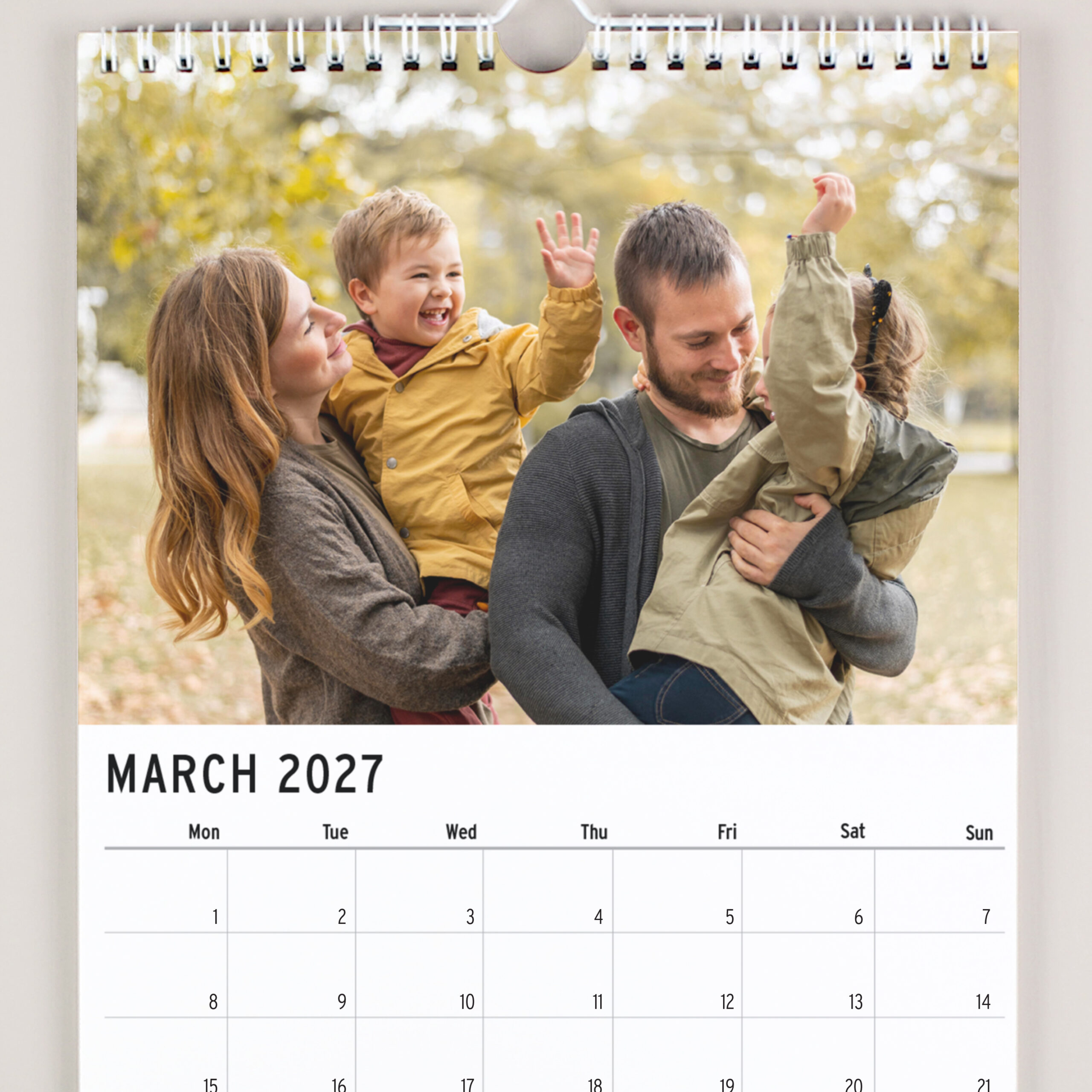 Personalised Photo Upload Wall Calendar 3 Personalised Photo Upload Wall Calendar