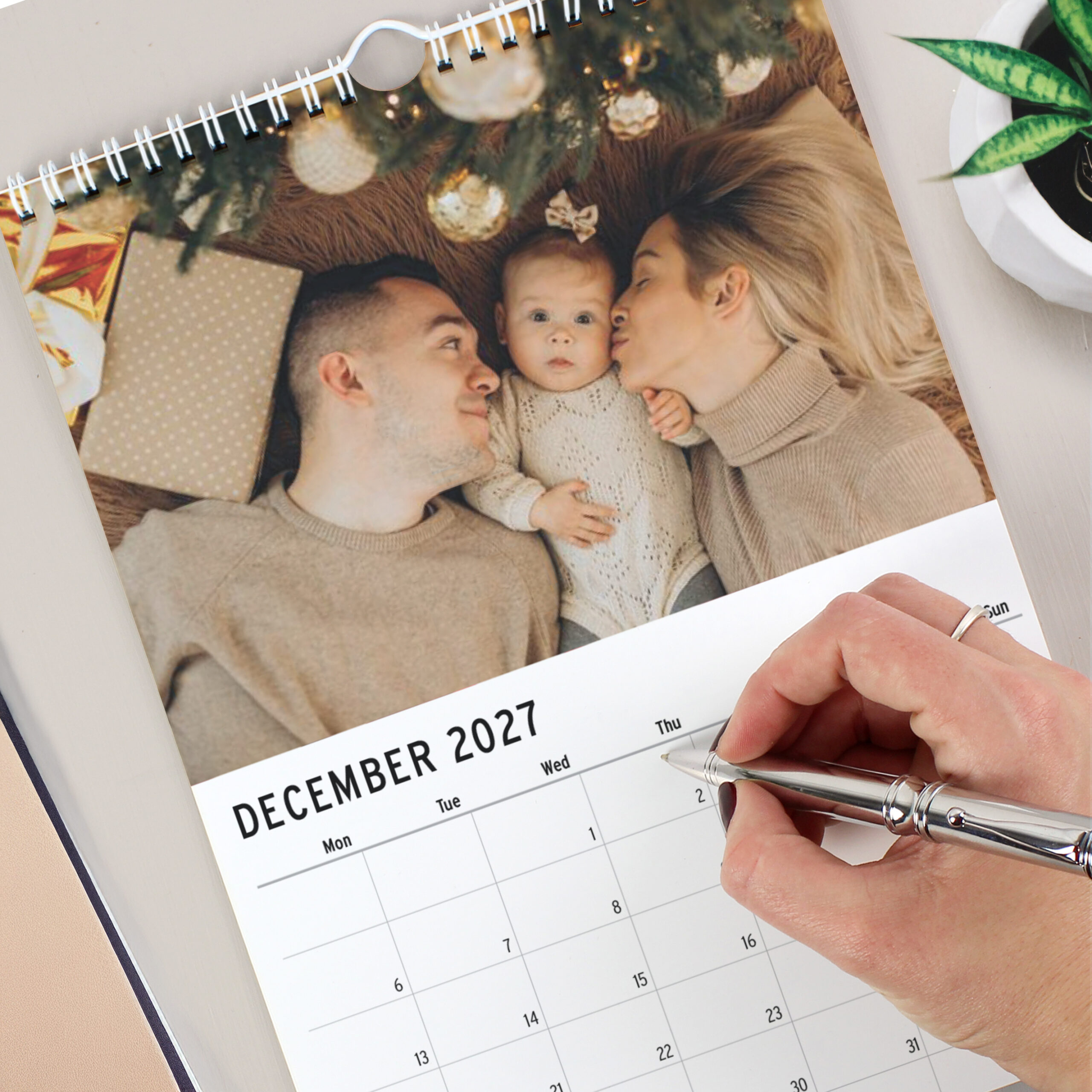 Personalised Photo Upload Wall Calendar 4 Personalised Photo Upload Wall Calendar