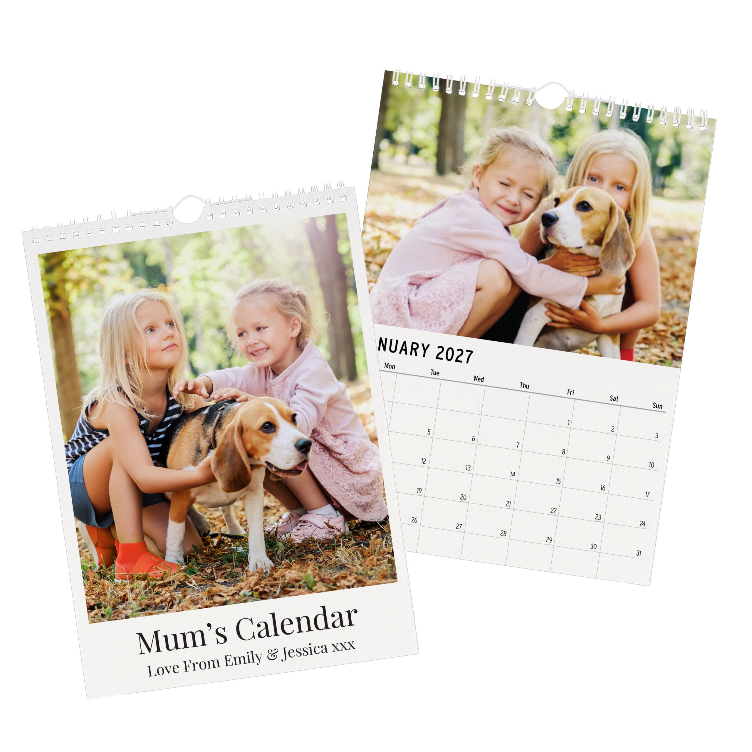 Personalised Photo Upload Wall Calendar 5 Personalised Photo Upload Wall Calendar