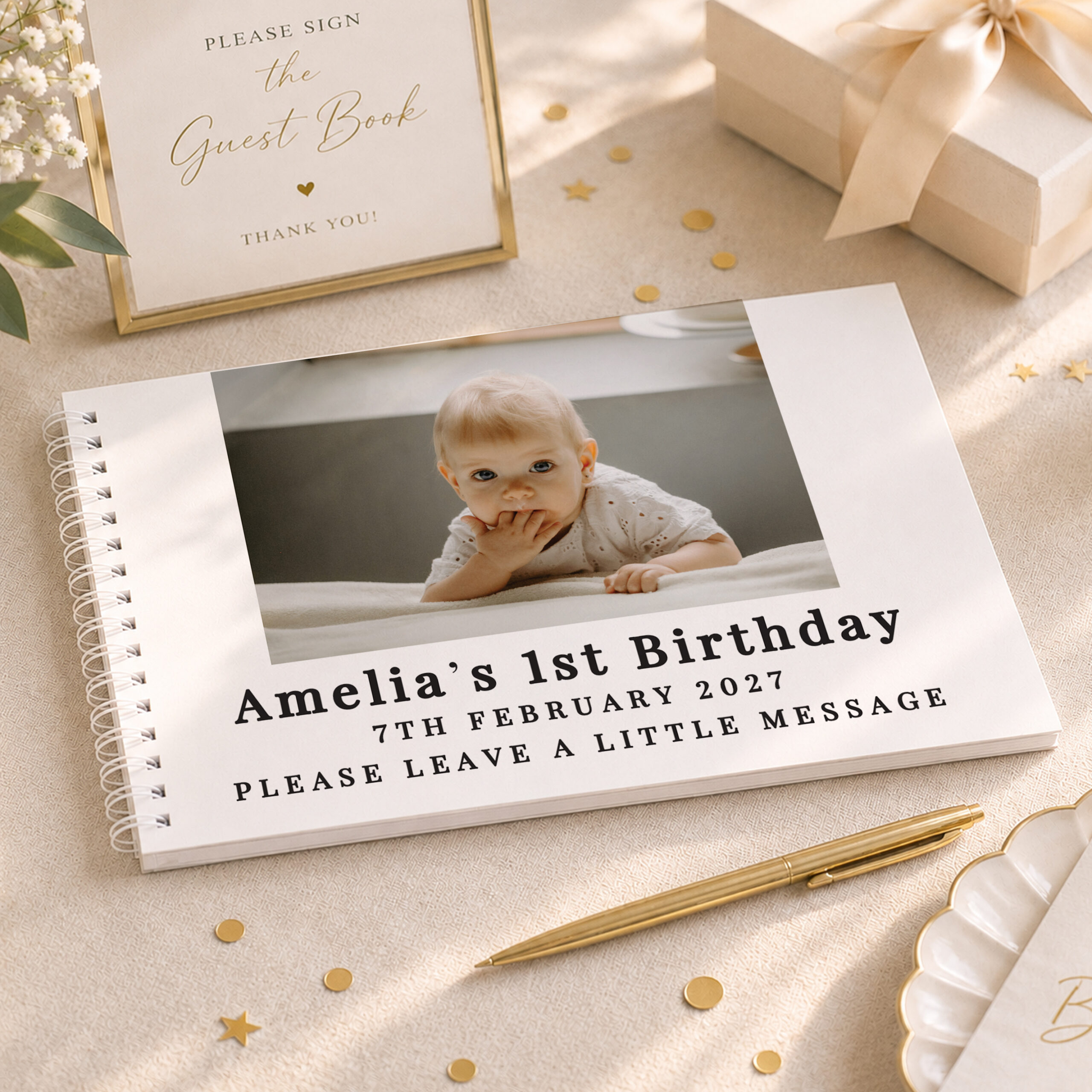 Personalised Photo Upload Guest Book 4 Personalised Photo Upload Guest Book