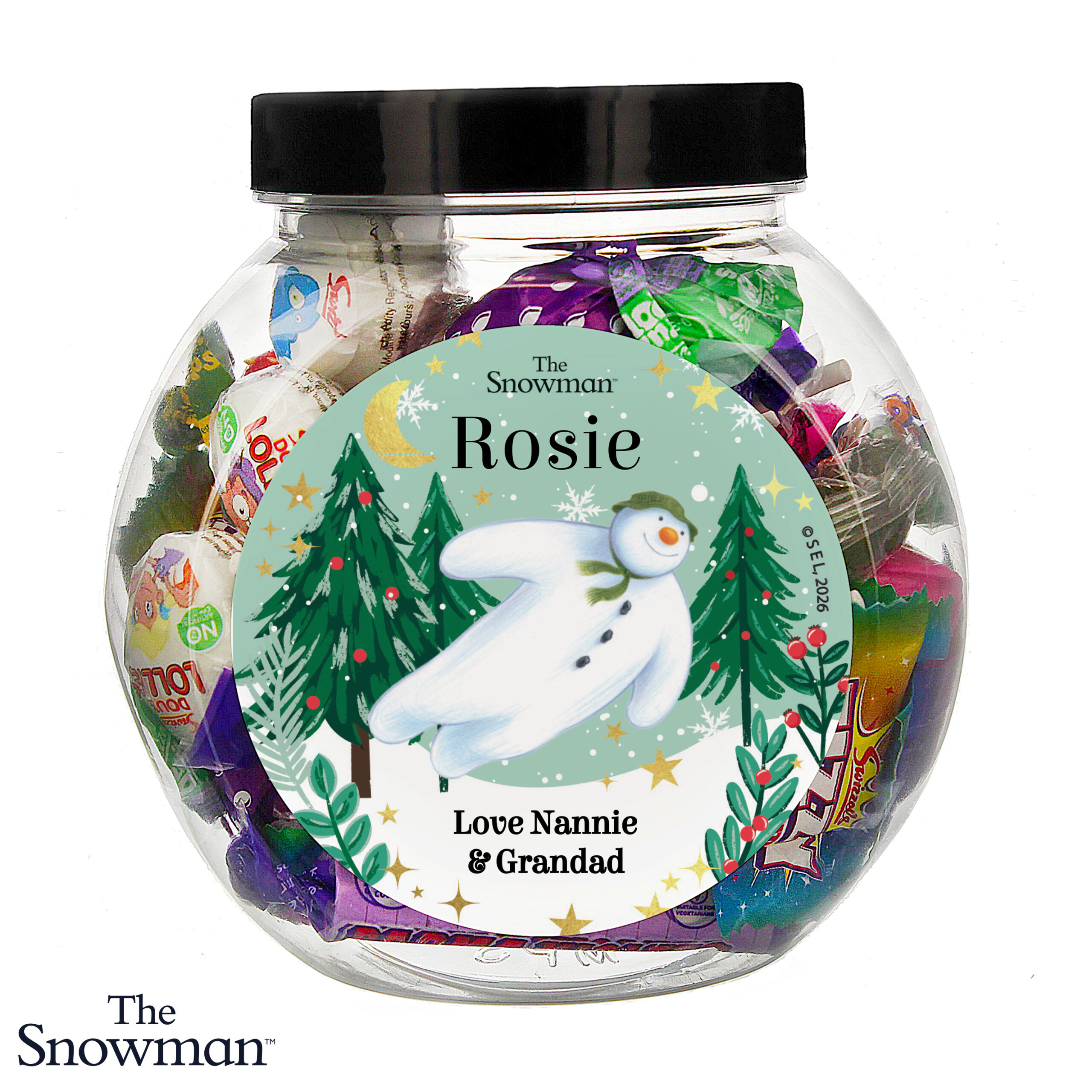 Personalised The Snowman Christmas Wishes Sweets 4 Personalised The Snowman Christmas Wishes Sweets