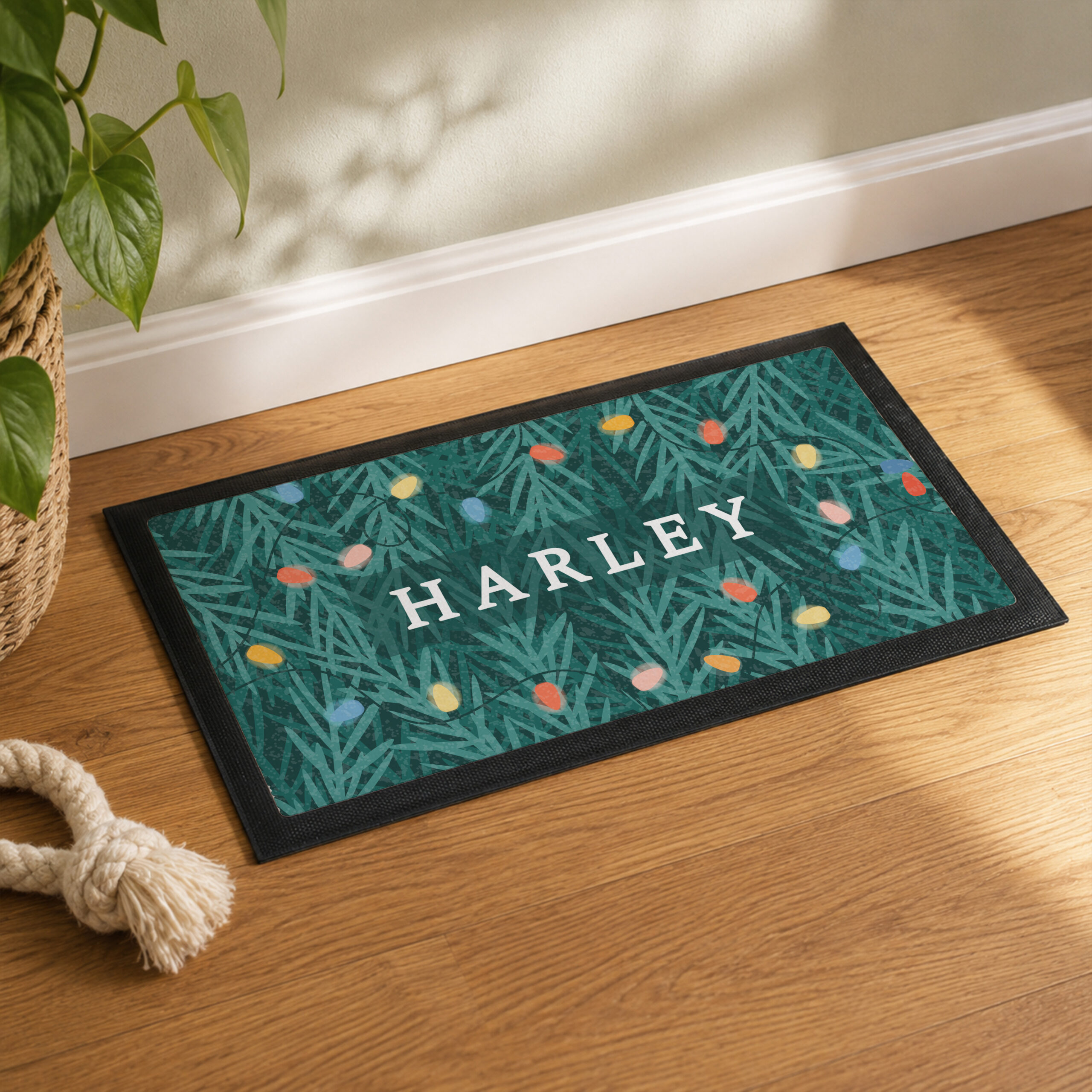 Personalised Christmas Pet Bowl Mat 4 Personalised Christmas Pet Bowl Mat