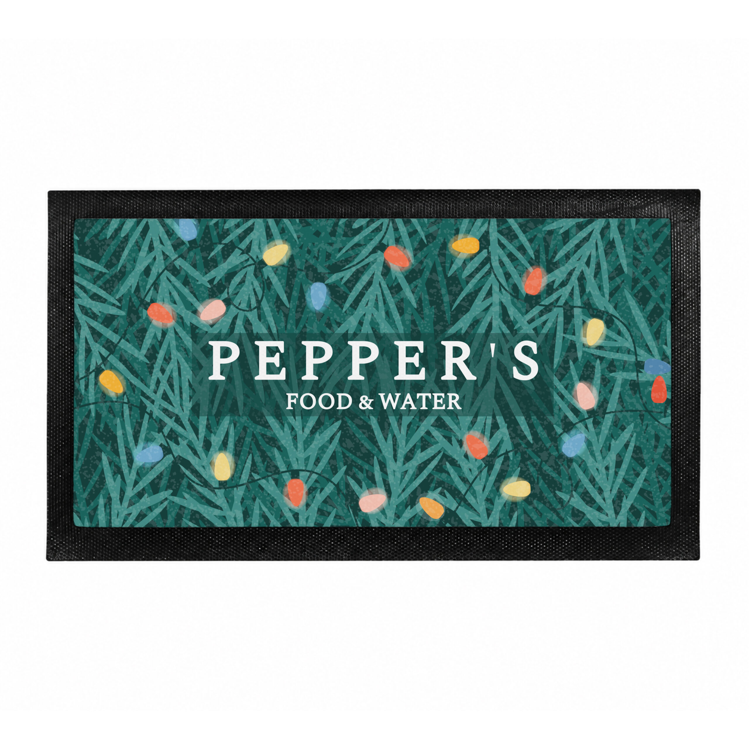 Personalised Christmas Pet Bowl Mat 5 Personalised Christmas Pet Bowl Mat
