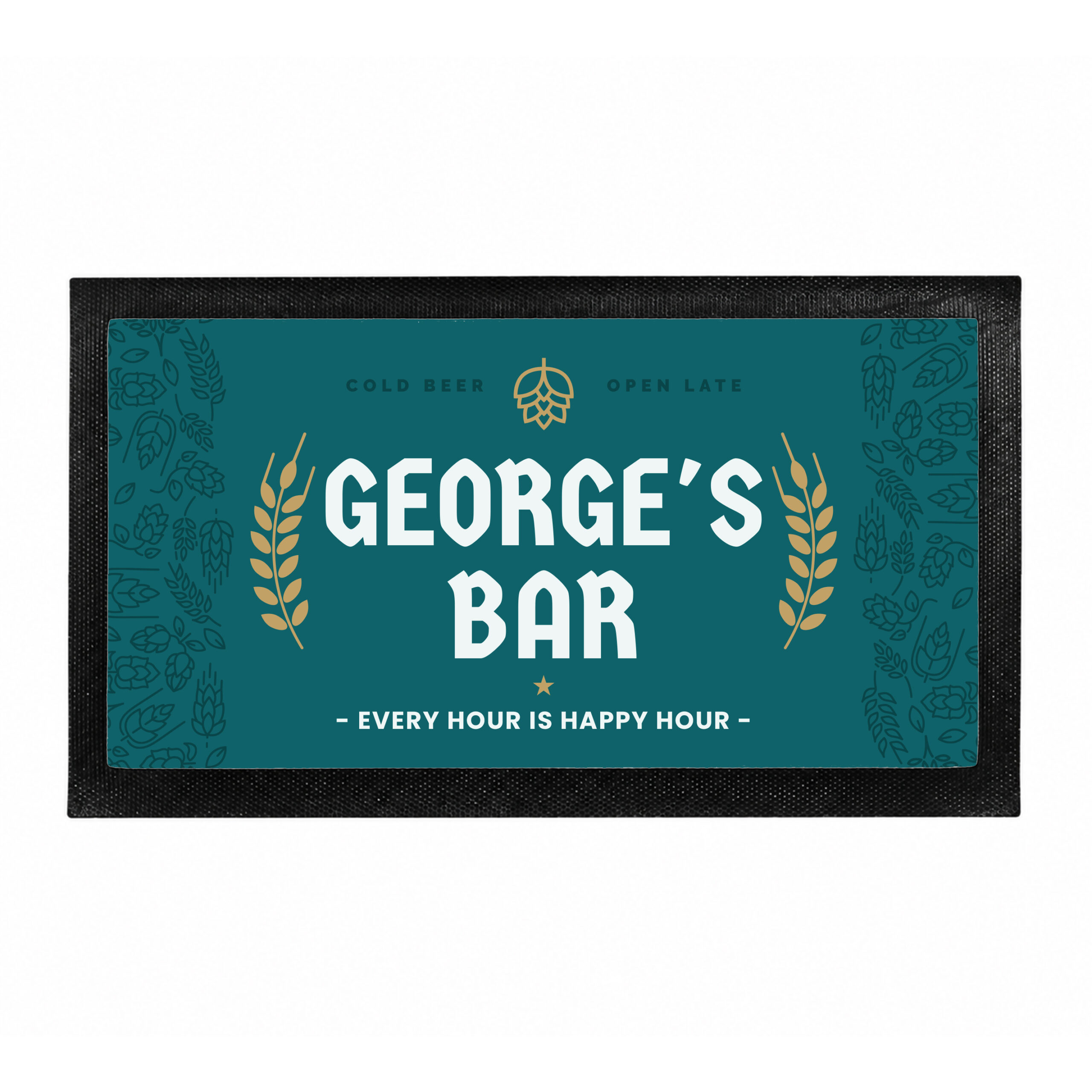 Personalised Beer Bar Mat 4 Personalised Beer Bar Mat