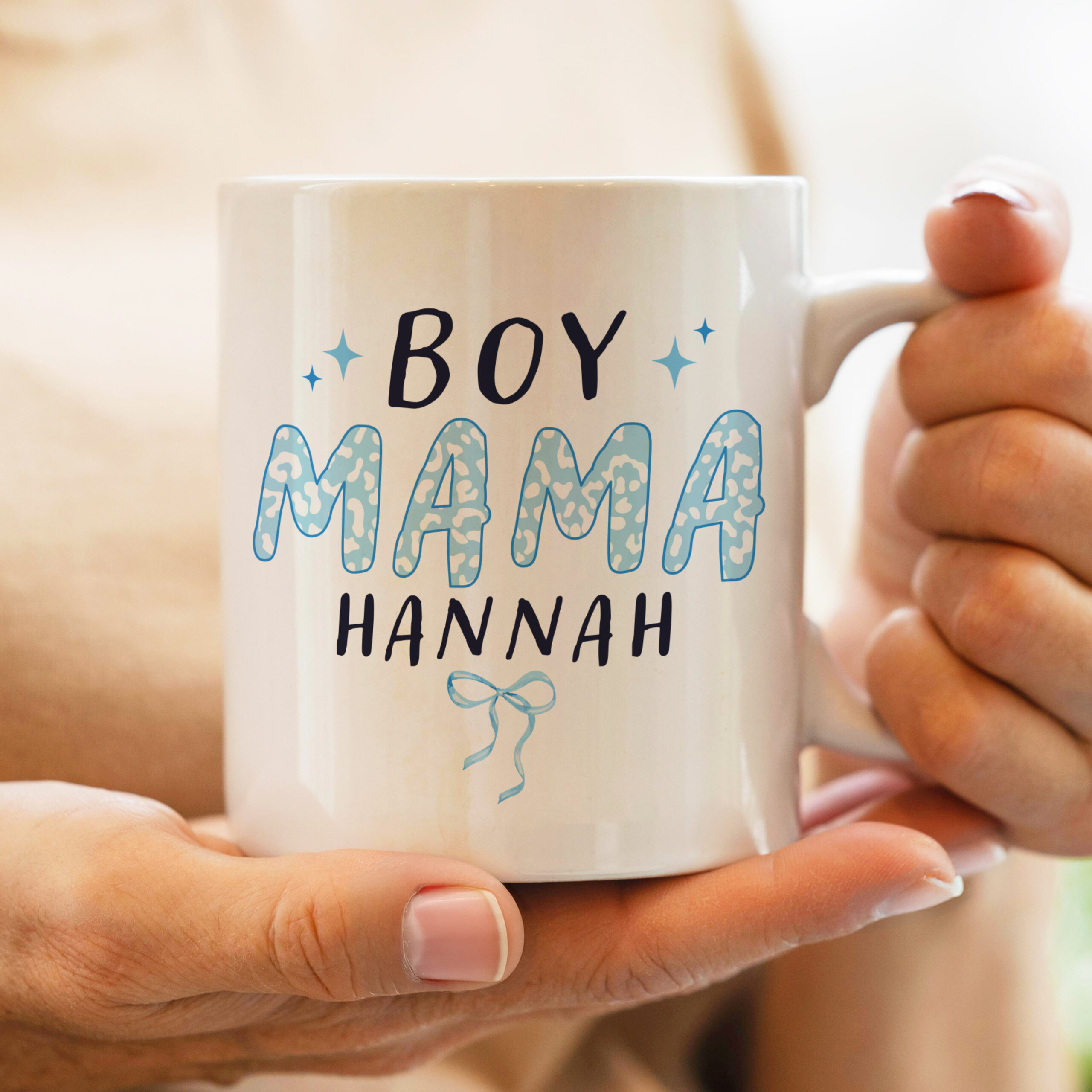 Personalised Boy Mama Mug 2 Personalised Boy Mama Mug