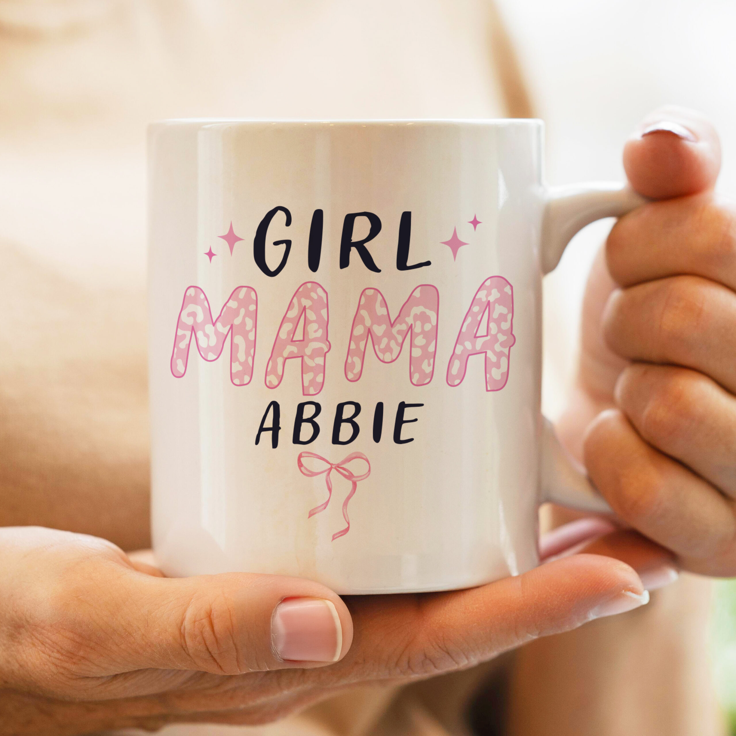 Personalised Girl Mama Mug 2 Personalised Girl Mama Mug
