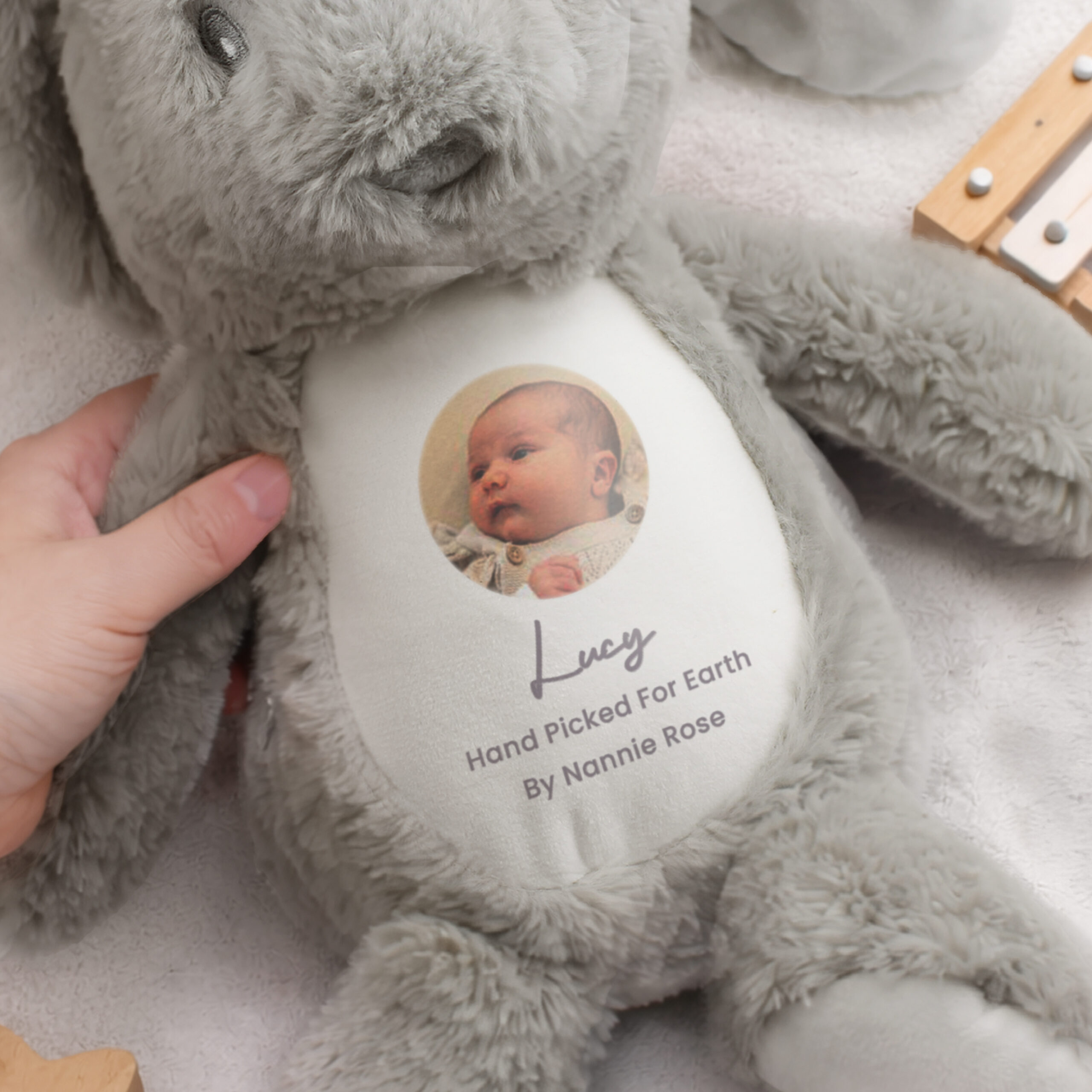 Personalised Sentimental Photo Upload Bunny 3 Personalised Sentimental Photo Upload Bunny