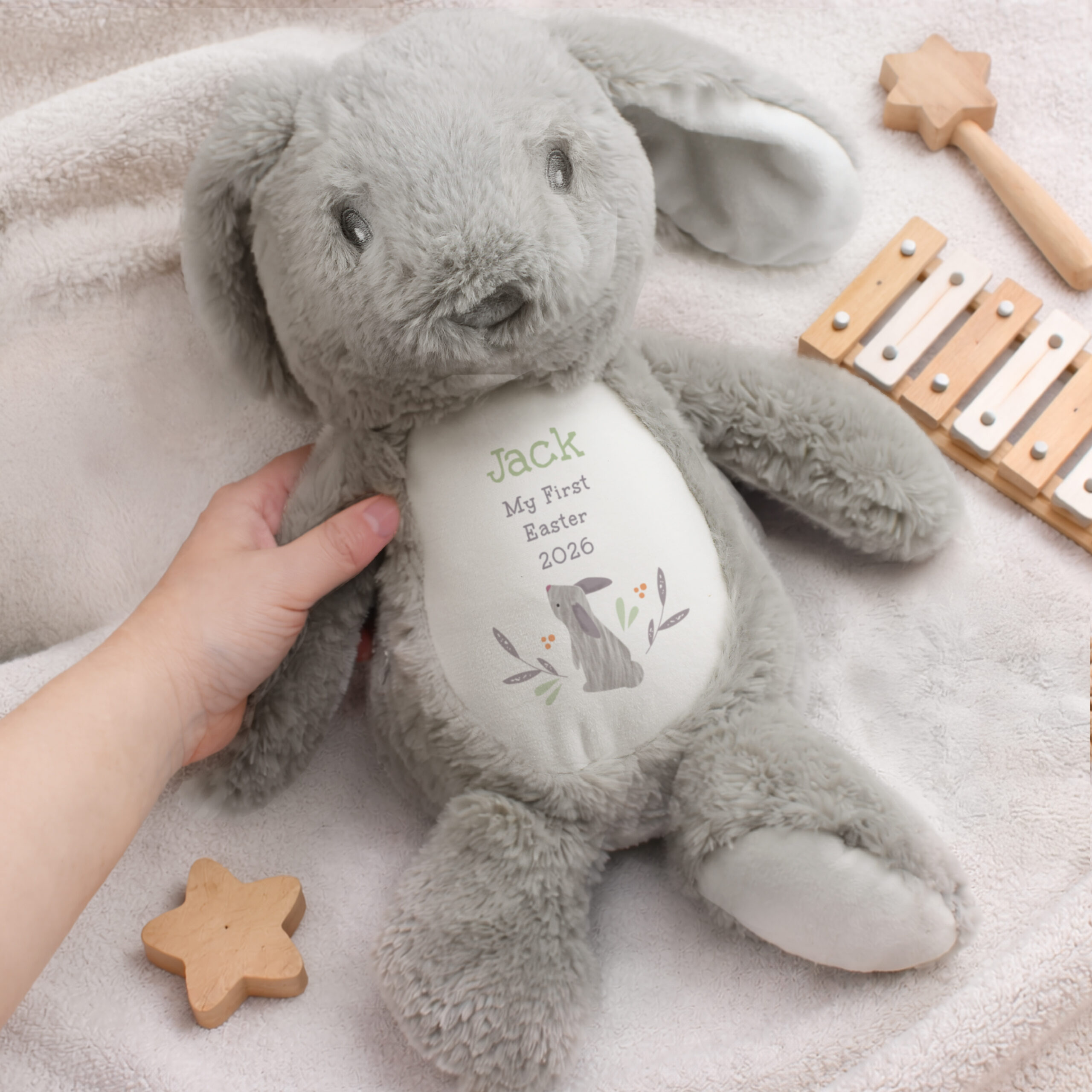 Personalised Spring Bunny 4 Personalised Spring Bunny