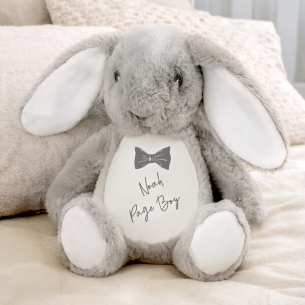 Personalised Bow Tie Bunny