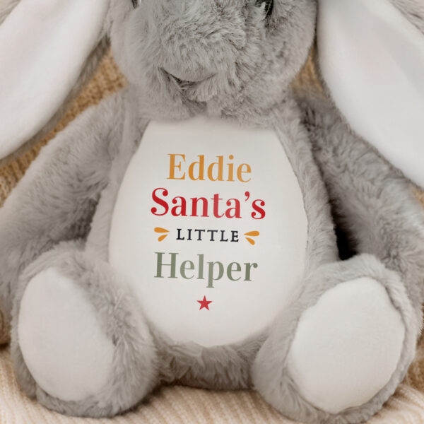 Personalised Santas Little Helper Bunny