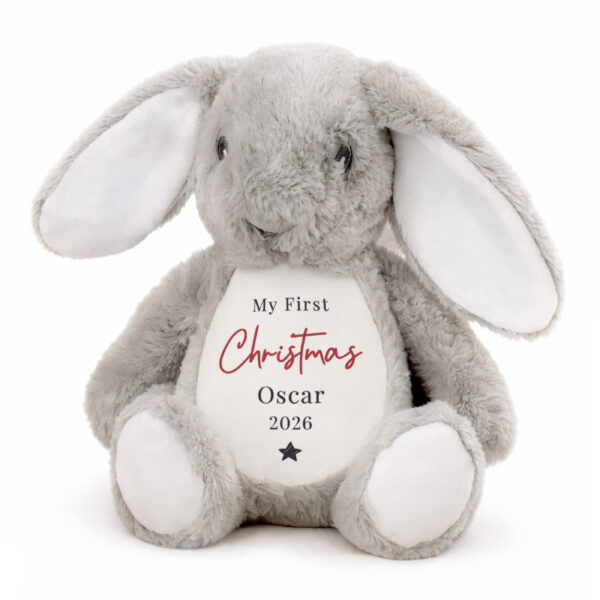 Personalised My First Christmas Bunny