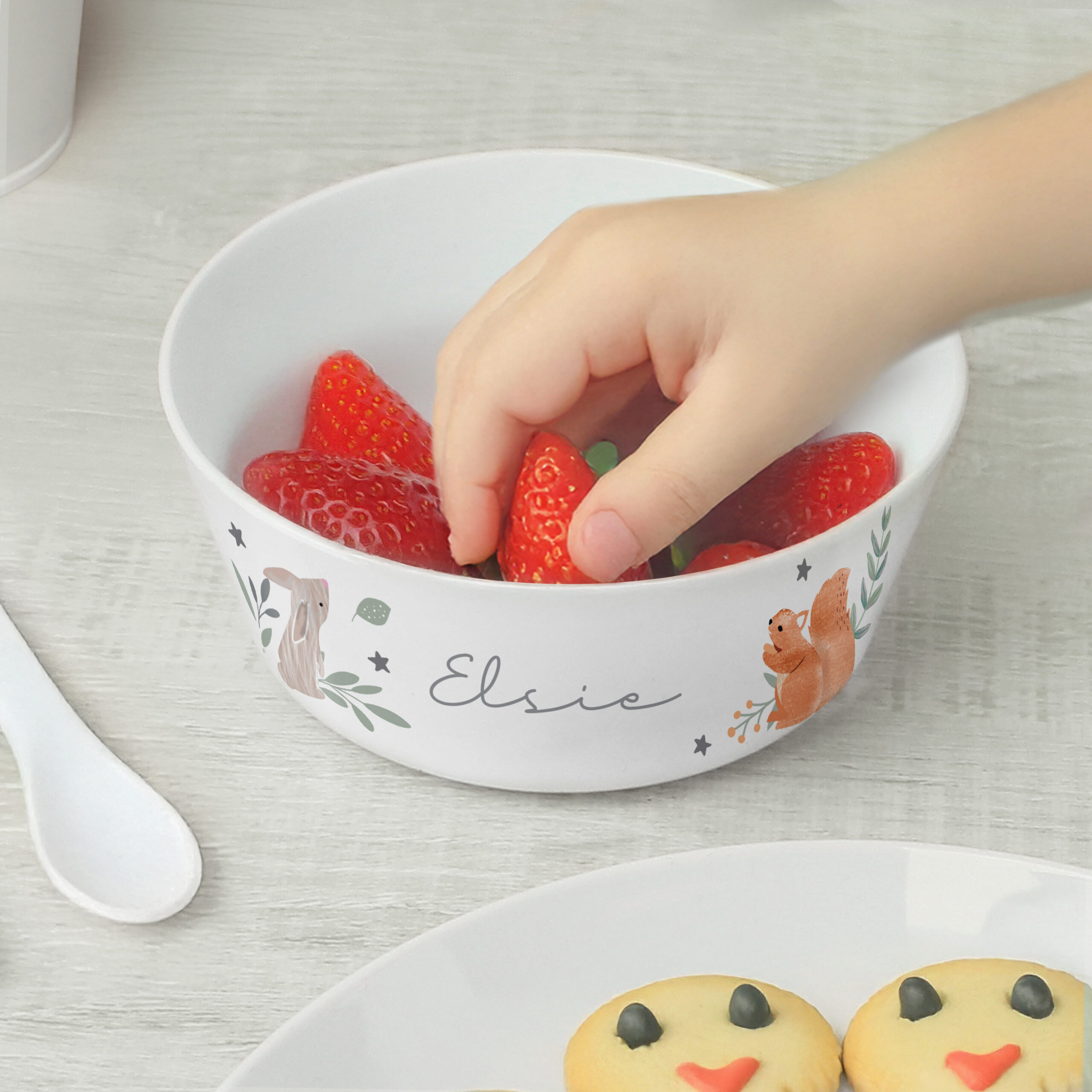 Personalised Woodland Animals Bowl 1 Personalised Woodland Animals Bowl