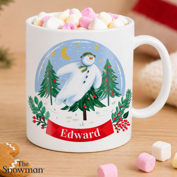 Personalised The Snowman Christmas Wishes Plastic Mug 7 Personalised The Snowman Christmas Wishes Plastic Mug