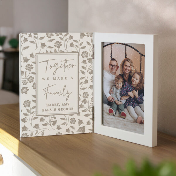 Personalised Family Wooden Hinged 6x4 Photo Frame 35 Personalised Family Wooden Hinged 6x4 Photo Frame