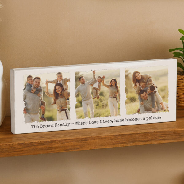 Personalised Photo Upload Mantel Block 1 Personalised Photo Upload Mantel Block
