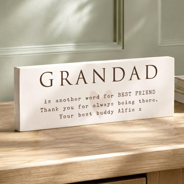 Personalised Grandad Wooden Ornament 31 Personalised Grandad Wooden Ornament