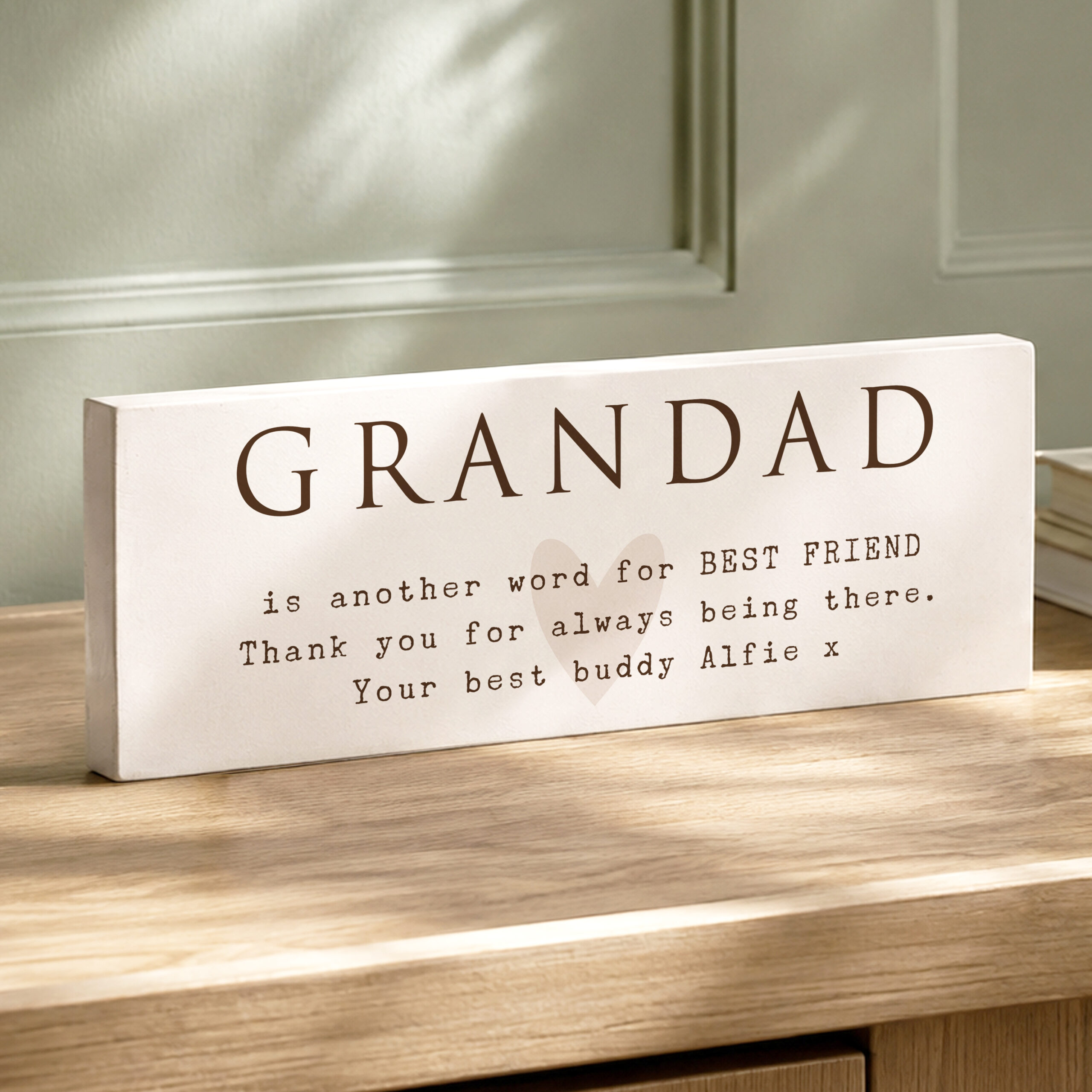 Personalised Grandad Wooden Ornament 1 Personalised Grandad Wooden Ornament