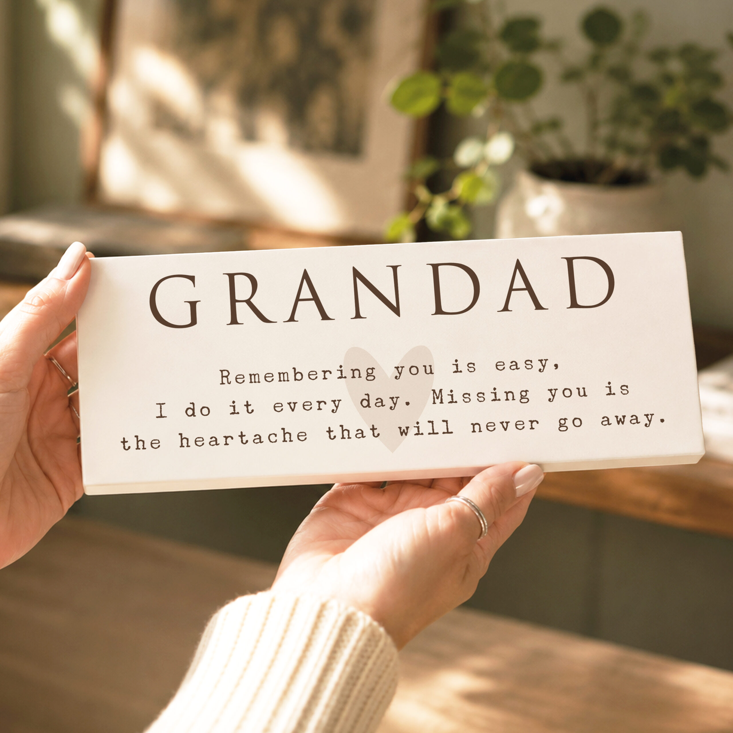 Personalised Grandad Wooden Ornament 3 Personalised Grandad Wooden Ornament