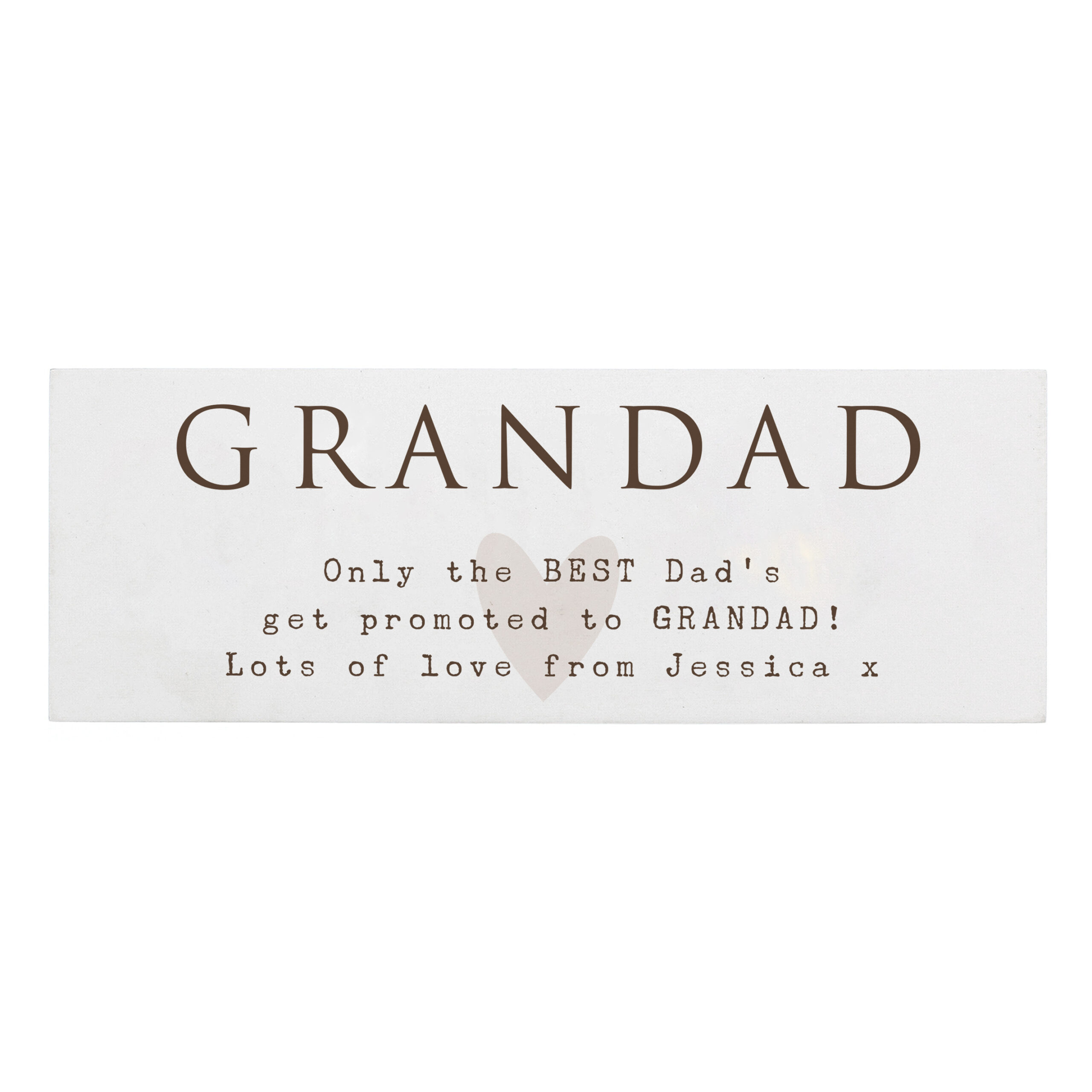 Personalised Grandad Wooden Ornament 4 Personalised Grandad Wooden Ornament